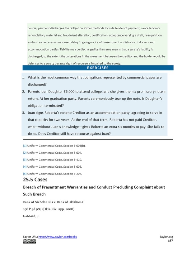 Business Law and the Legal Environment - Page 887
